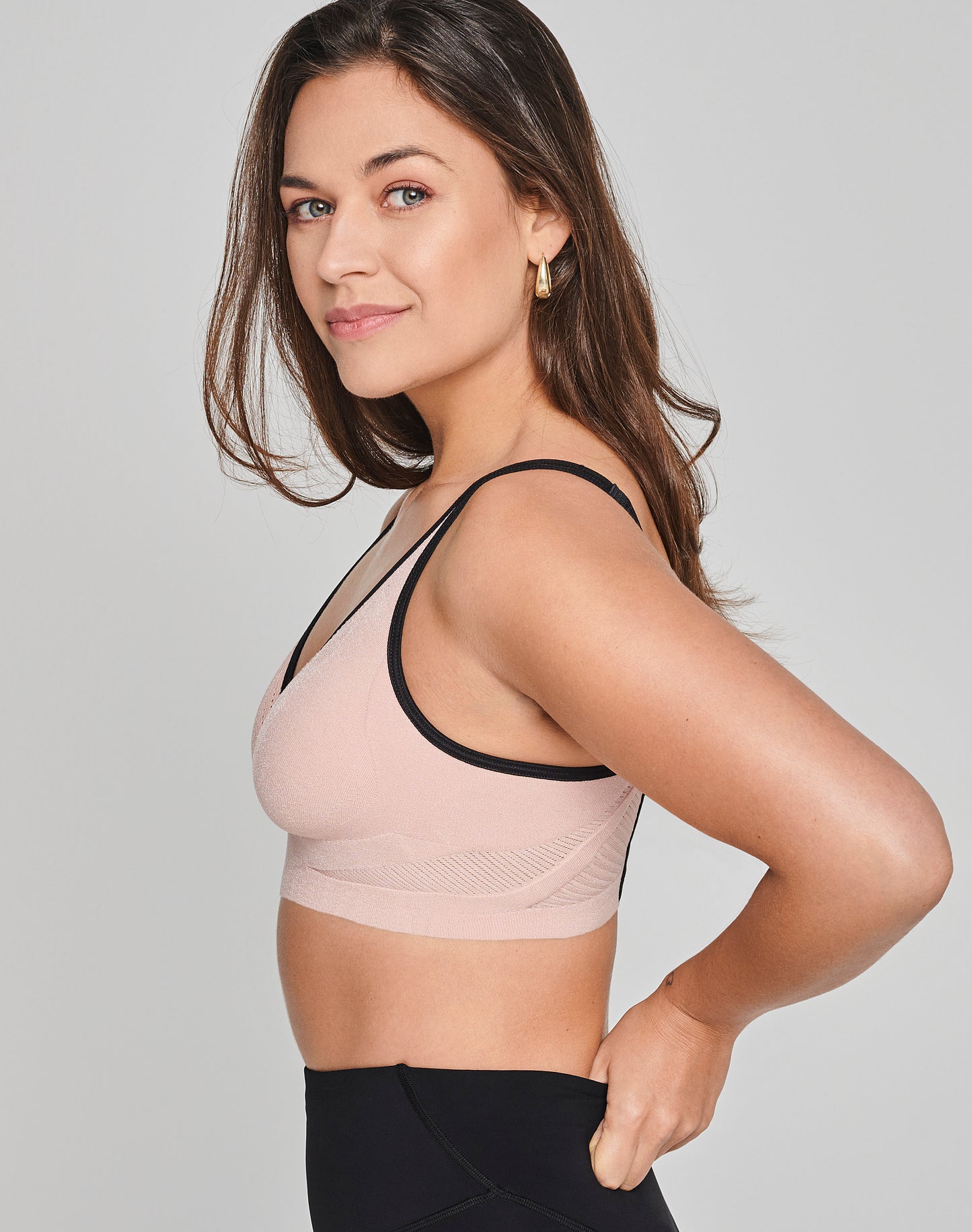 Cleo Soft Pink & Black