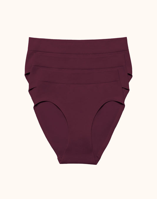 3-Pack Classic Slip Dark Cherry