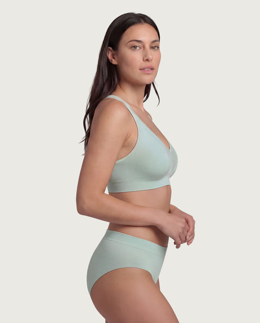 Lara Seafoam Green + Classic Slip